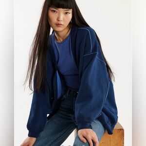 NWT FREE PEOPLE GRANDPA SWEATSHIRT